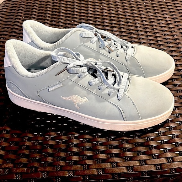 KangaROOS blue lace up casual skater sneakers size 12 - Picture 1 of 13